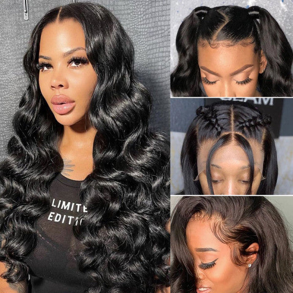 Loose Deep Wave 13x6 Lace Frontal Wigs Human Hair