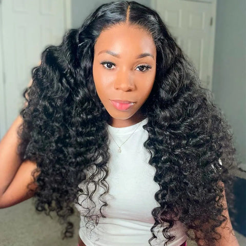 Loose Deep Wave 13x6 Lace Frontal Wigs Human Hair