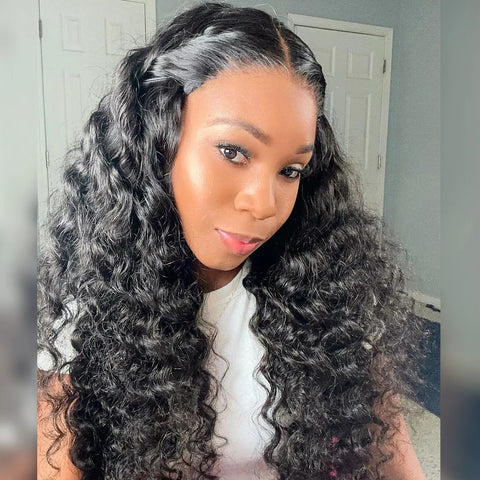 Loose Deep Wave 13x6 Lace Frontal Wigs Human Hair