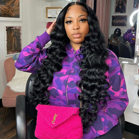 Loose Deep Wave 13x6 Lace Frontal Wigs Human Hair