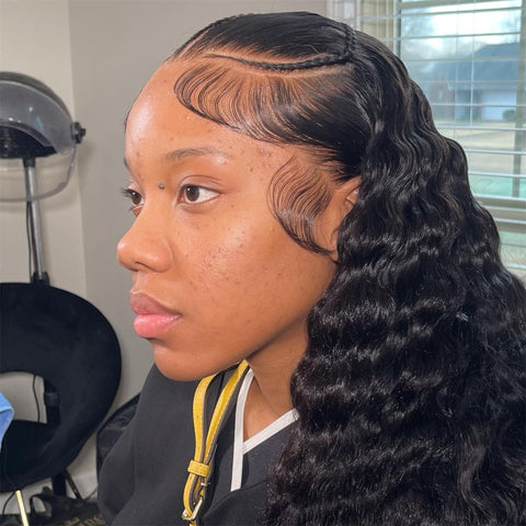 Loose Deep Wave 13x6 Lace Frontal Wigs Human Hair